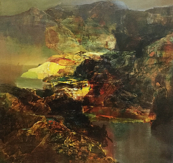 杨兴雅作品6  《境》 100X100cm（2009）上海藏家收藏